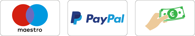 Mit EC-Karte, per PayPal oder Bar können Sie im Hundehotel bezahlen